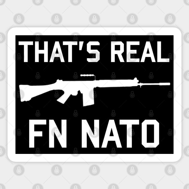 That's Real FN NATO Sticker by SpaceDogLaika